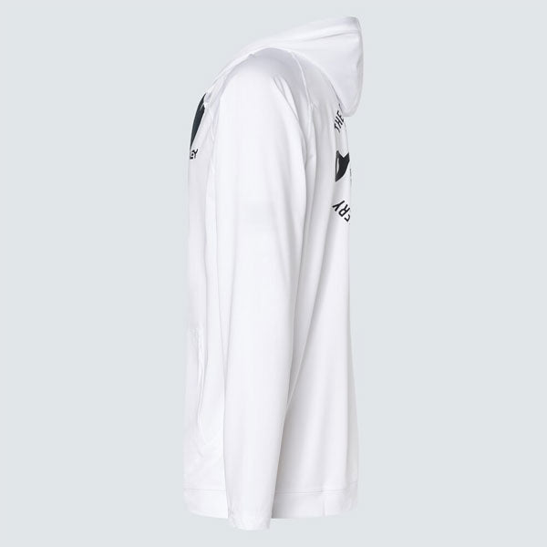RASH HOODY 23.0 FOA405174 White Mサイズ