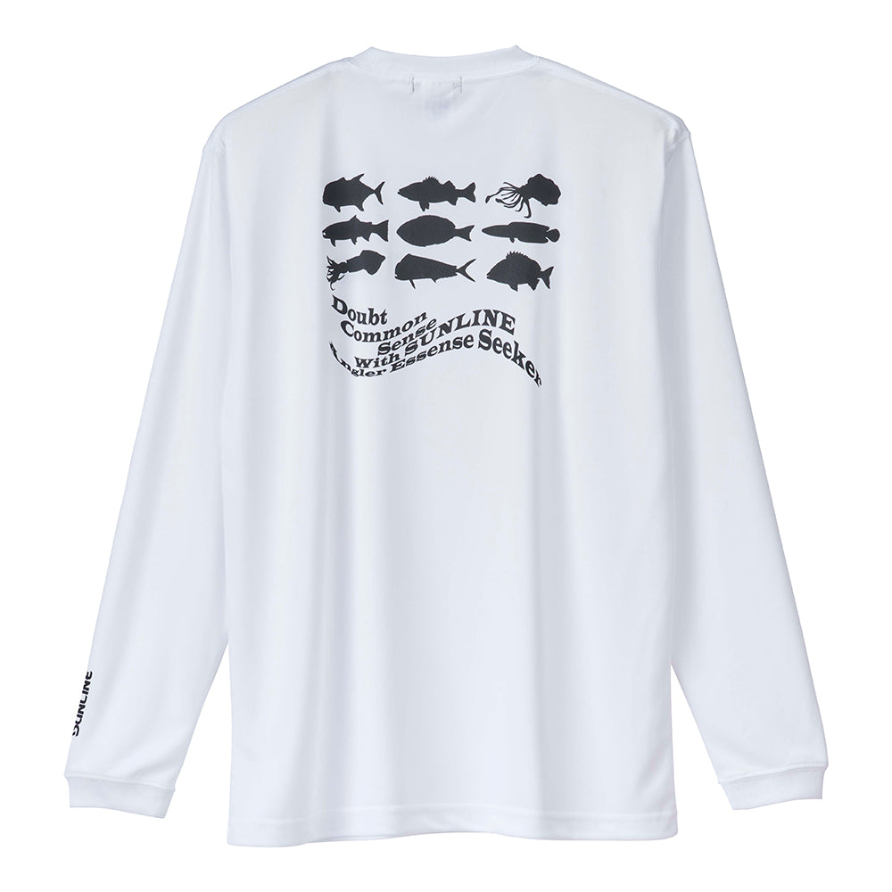 SUW-15403DLT ロングスリーブドライTシャツ ホワイト
