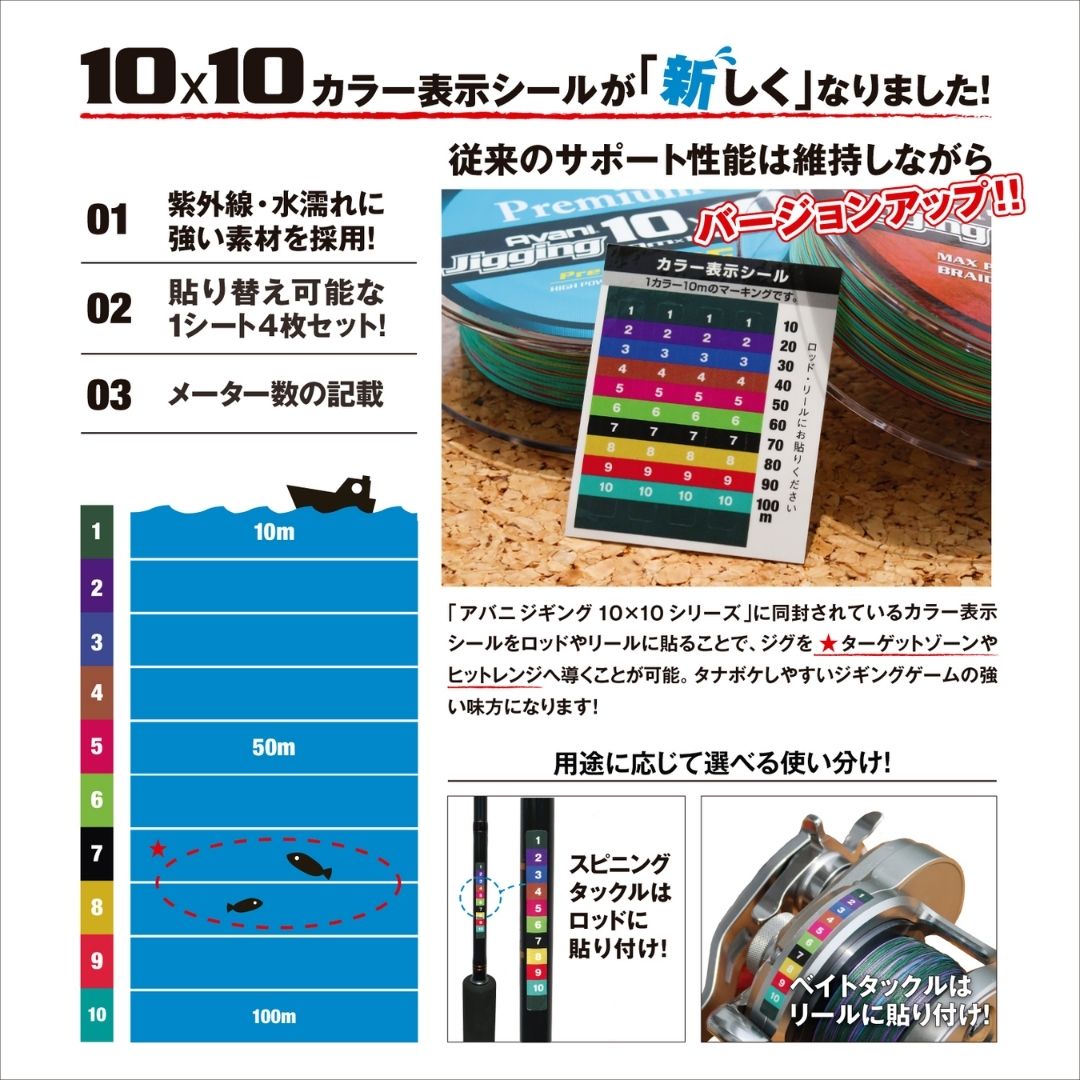 ジギング10×10マックスパワーPE X8