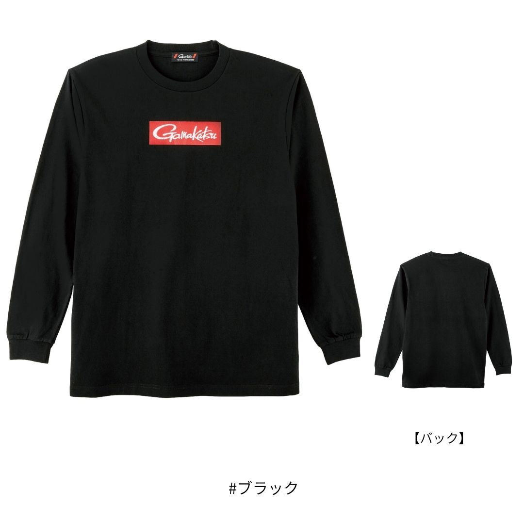 GM3811 ロングスリーブTシャツ(ボックスロゴ) #ブラック