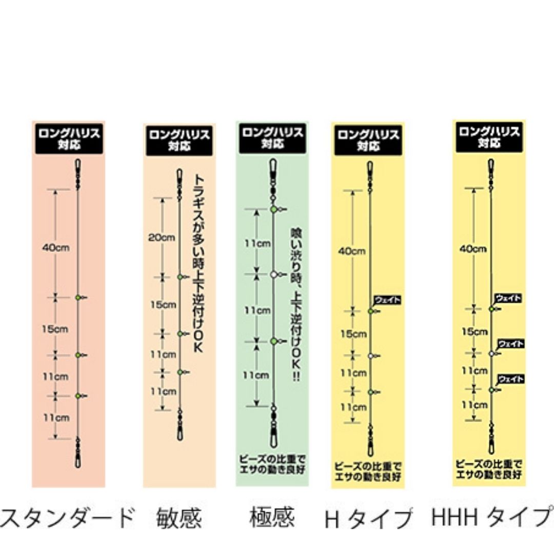快適カワハギ幹糸仕掛けSS デカ