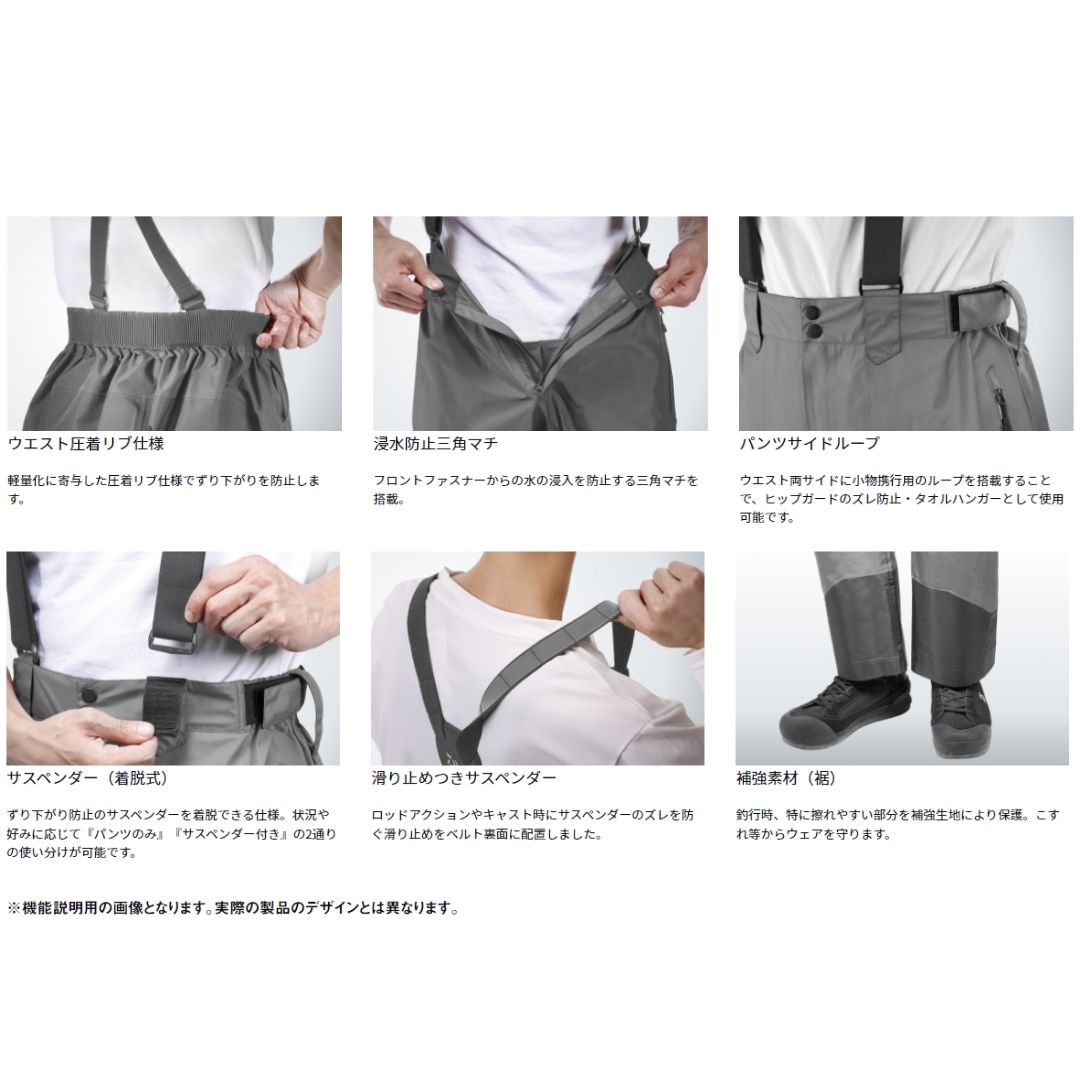 DR-1023T トーナメント ゴアテックスプロ コンビアップレインスーツ ブラック