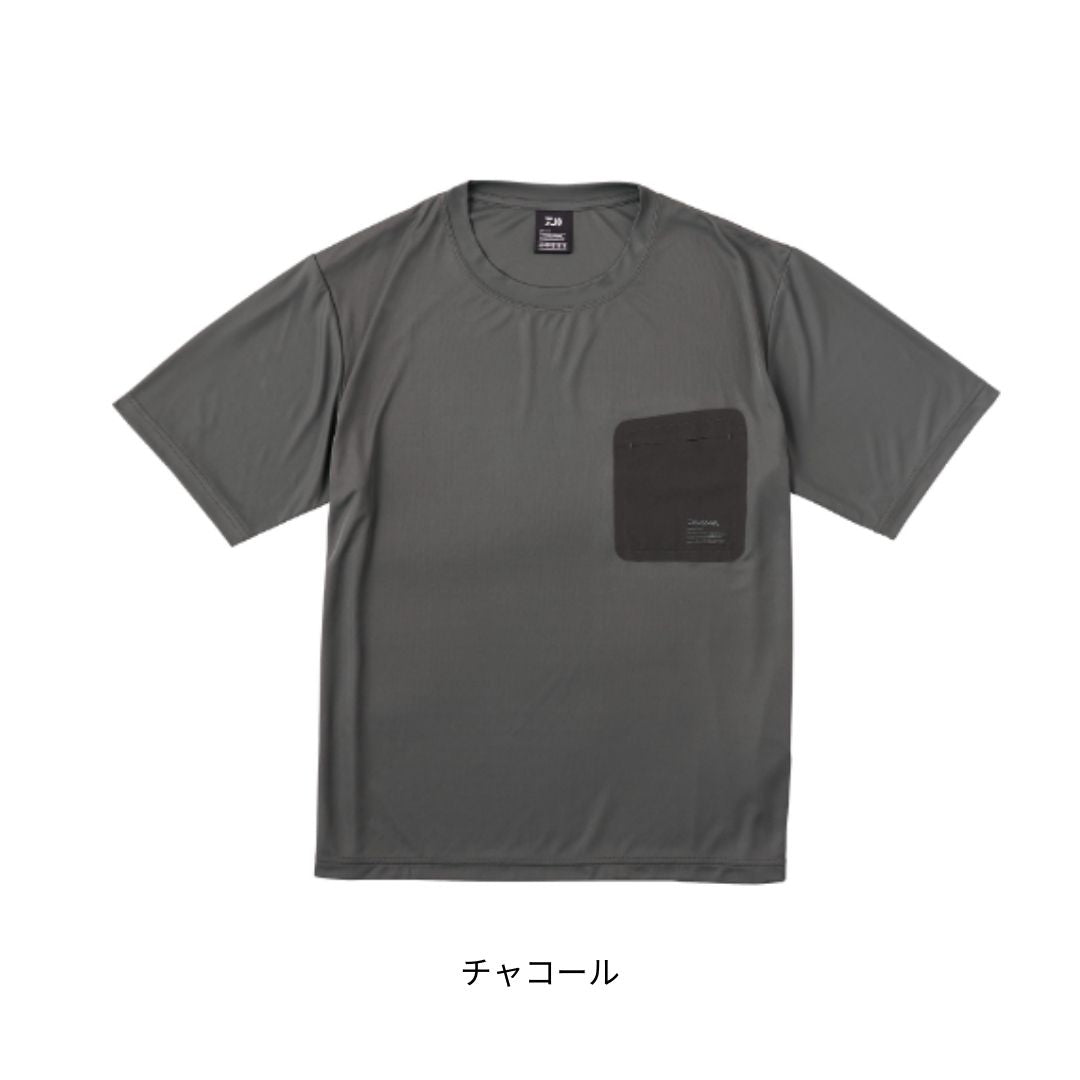 DE-5624 ハイストレッチポケットTシャツ