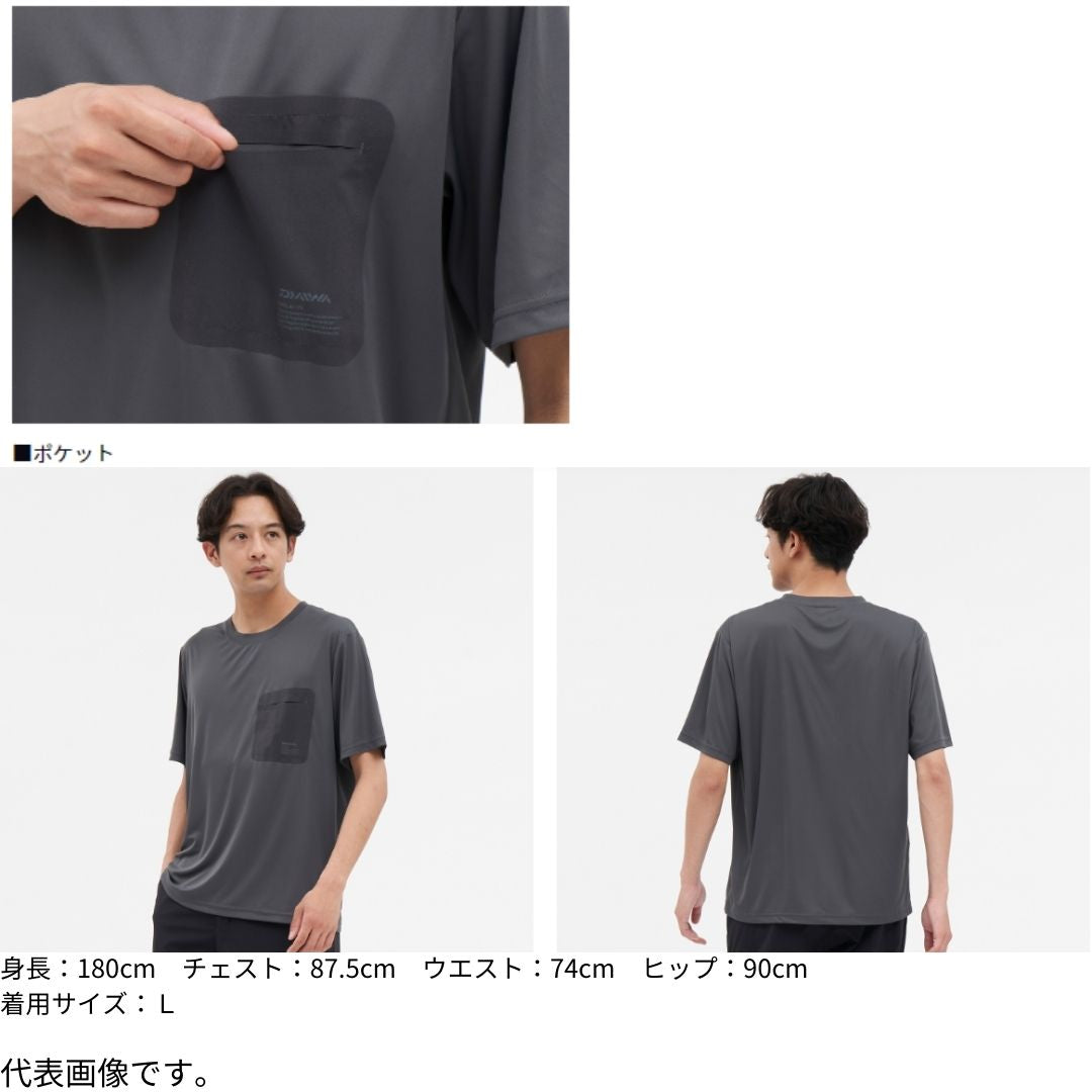 DE-5624 ハイストレッチポケットTシャツ
