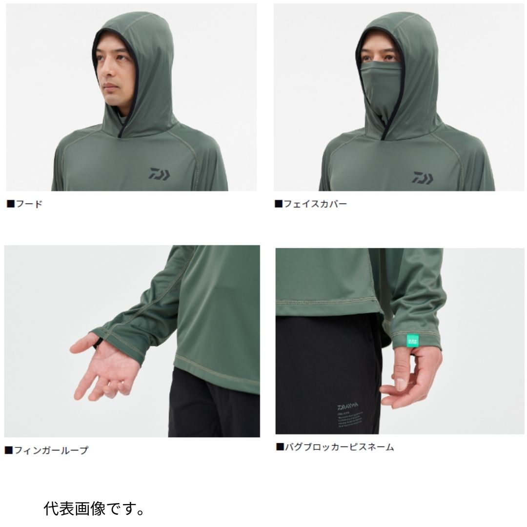 DE-5124 BUG BLOCKER フーディーシャツ