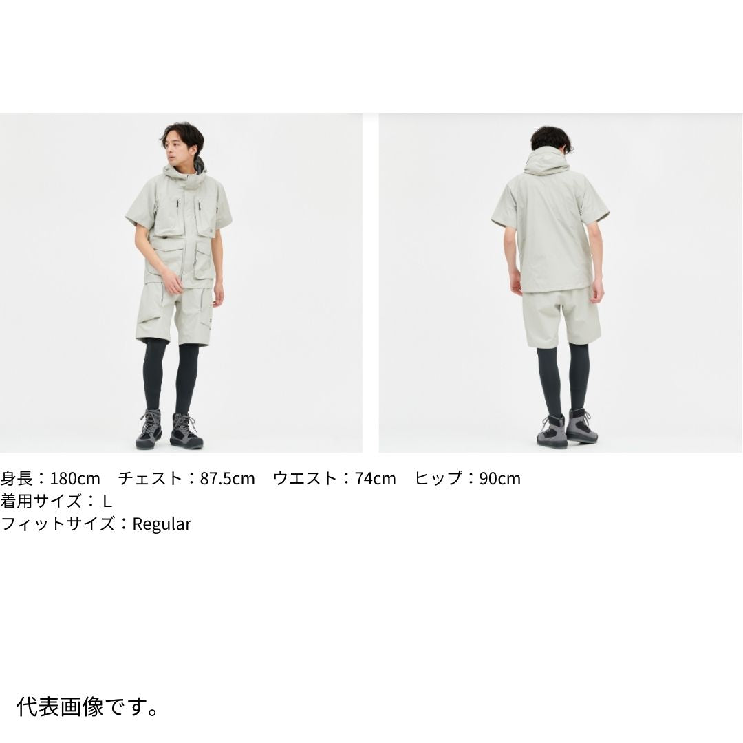 DR-2724J ストリームショートスリーブレインジャケット