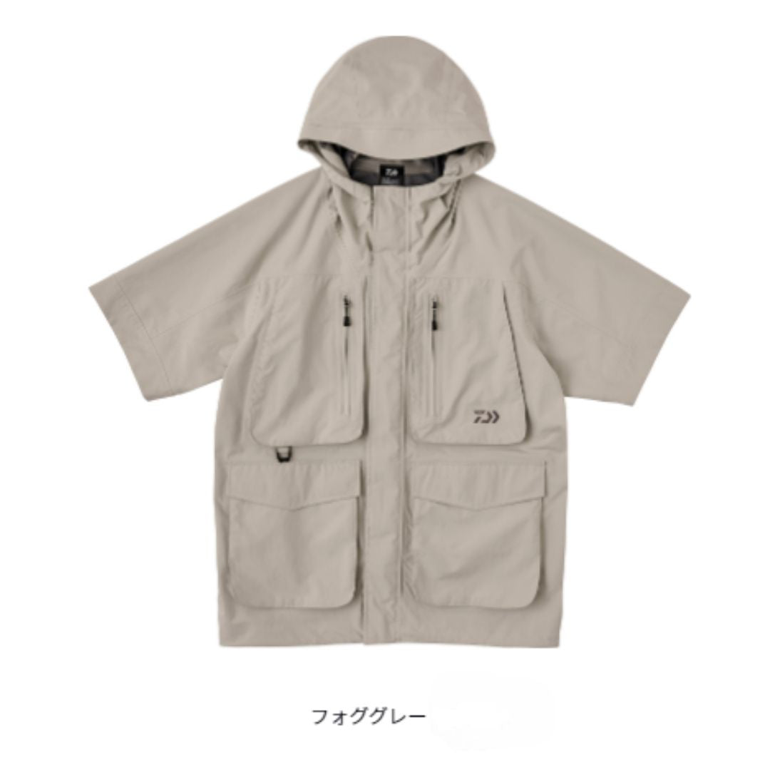 DR-2724J ストリームショートスリーブレインジャケット