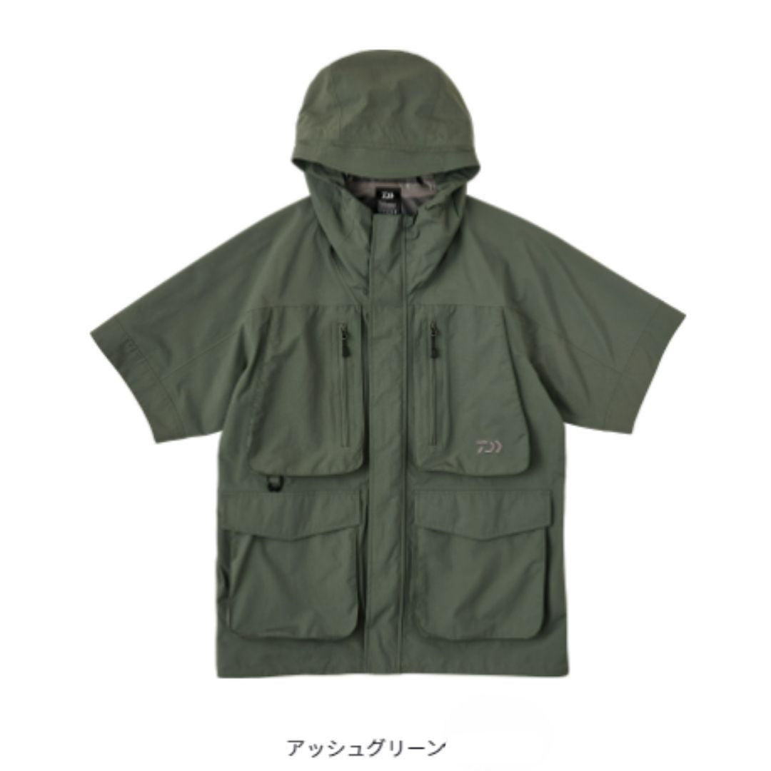 DR-2724J ストリームショートスリーブレインジャケット