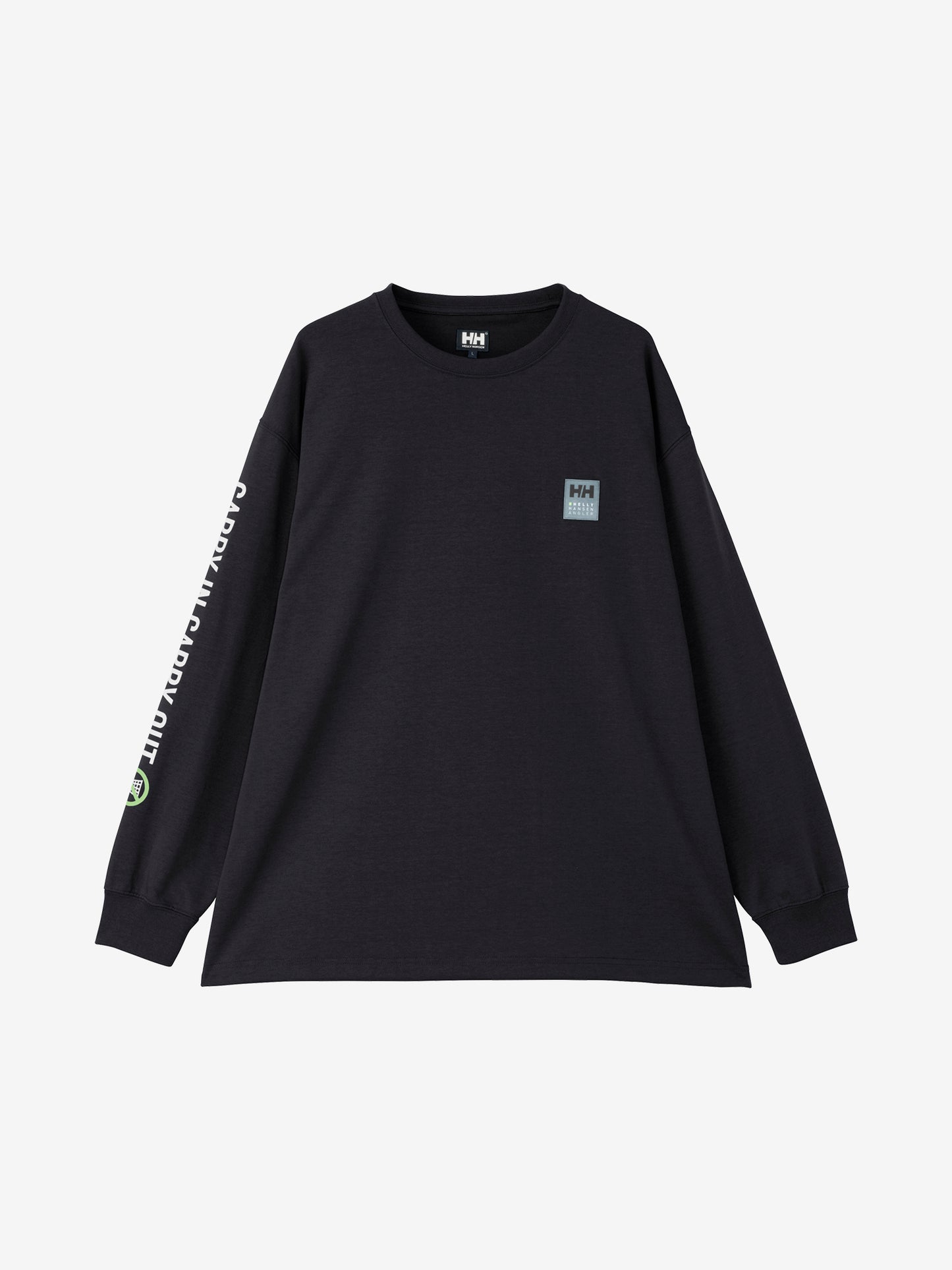 ロングスリーブHHアングラーティー(ユニセックス) K ブラック HH32455