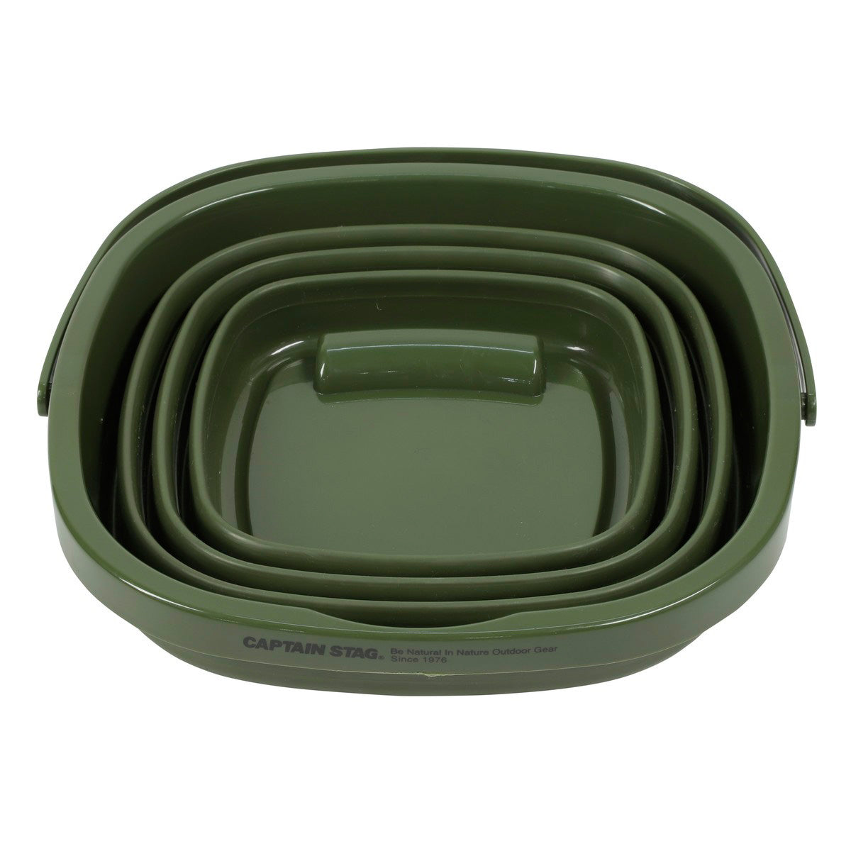 フォールディングソフトバケツ(オリーブ) UW-1533