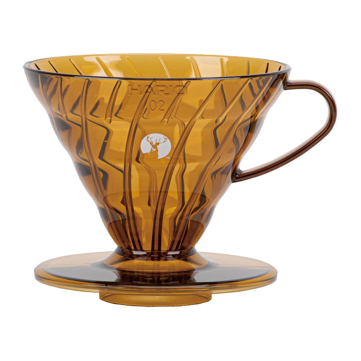 HARIO×キャプテンスタッグ V60ドリッパーA02(アンバー) UW-3575