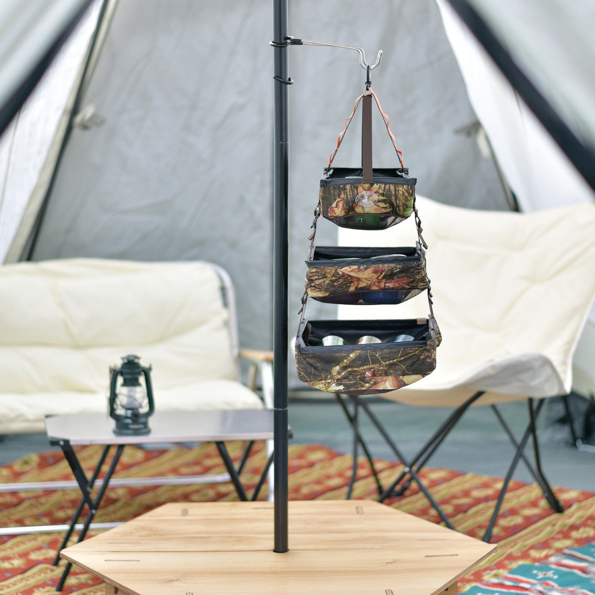 ビヨンドストレージ メッシュボックス3ピース(ハンティング) UP-1073