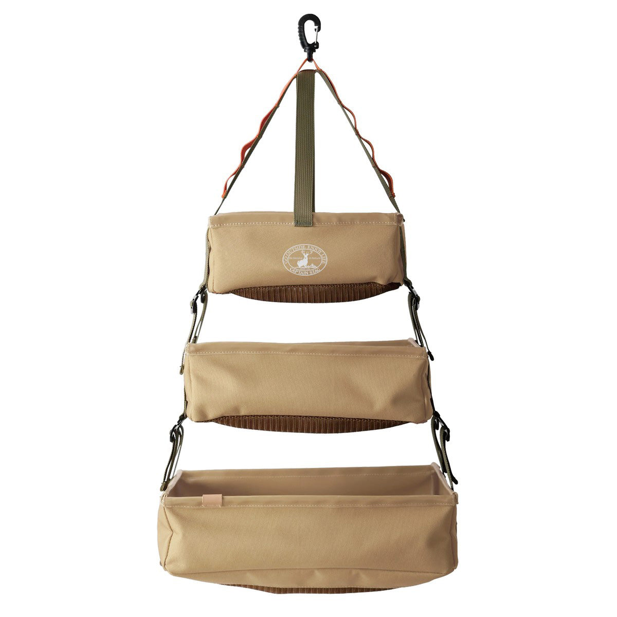 ビヨンドストレージ メッシュボックス3ピース(カーキ) UP-1074