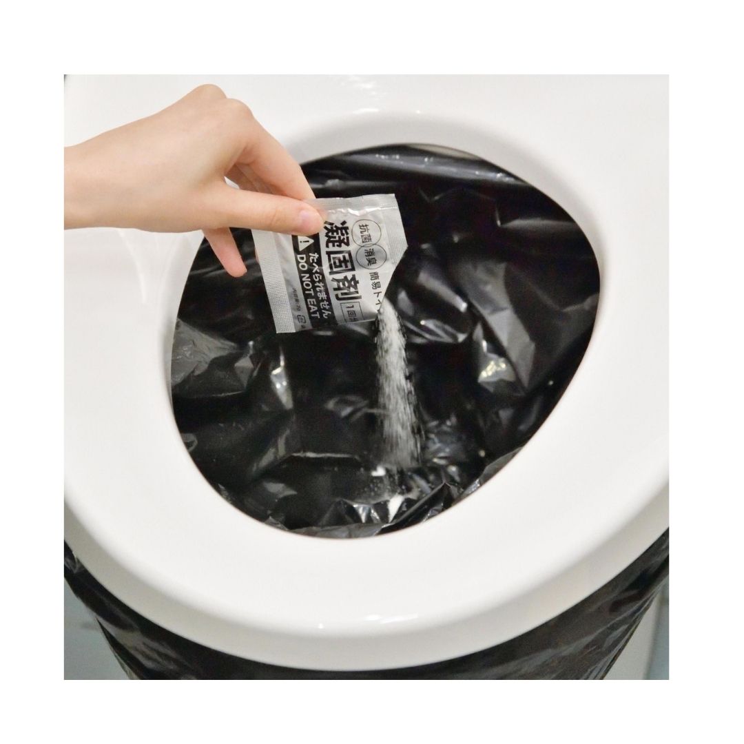 非常用トイレ 凝固・脱臭剤 20回分セット(長期保存)