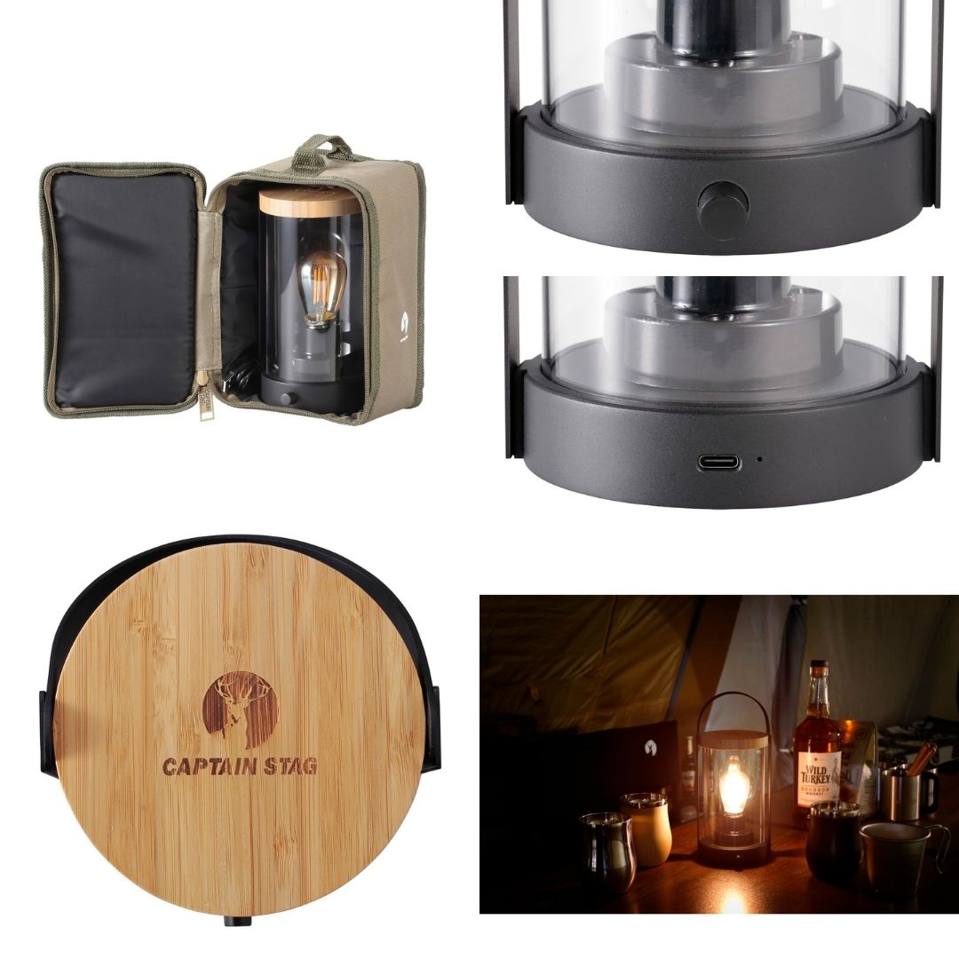 ルナ LEDフィラメント電球ランタン