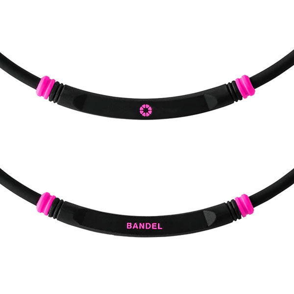 Healthcare Bold Necklace Lite Sports Black×Pink/47cm