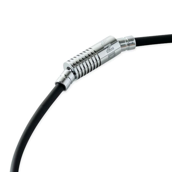 Healthcare necklace Neutral (black×silver) 47cm