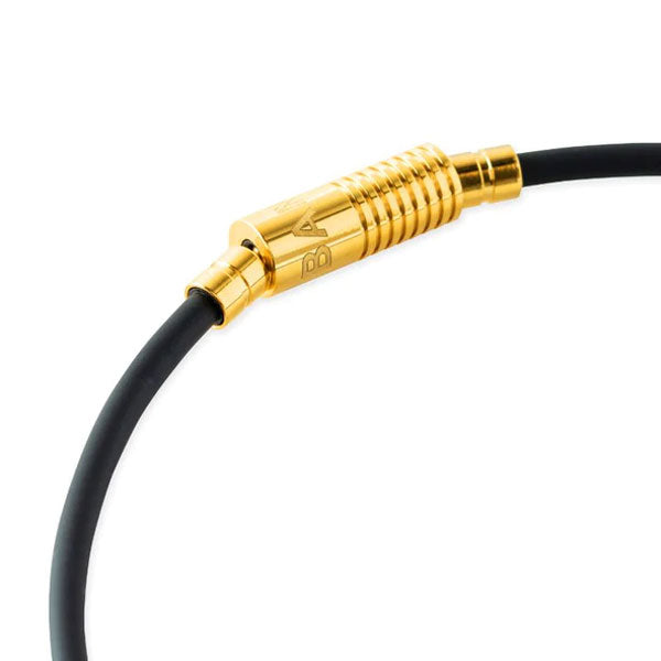 Healthcare necklace Neutral (black×gold) 47cm