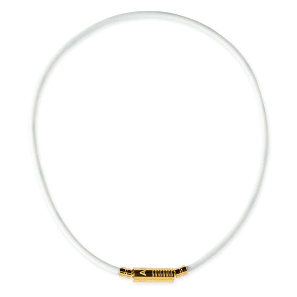 Healthcare necklace Neutral (white×gold) 47cm