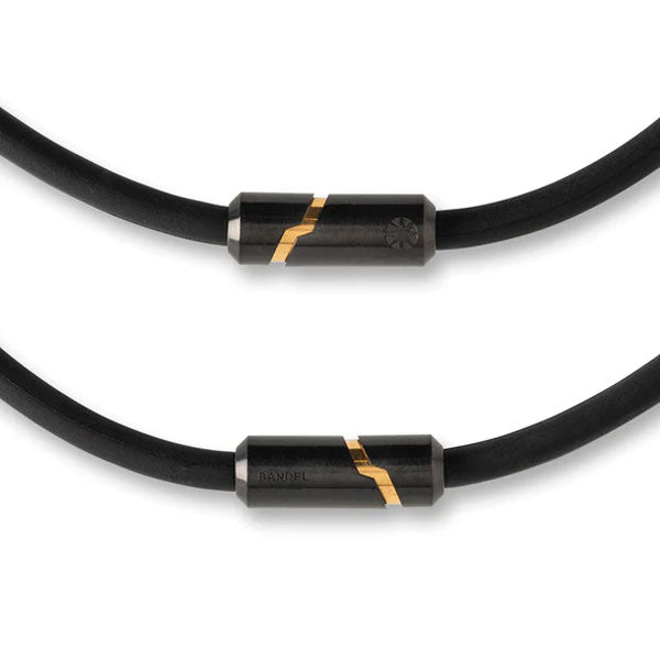 Healthcare Bold Necklace Stack Black×Gold / 47cm