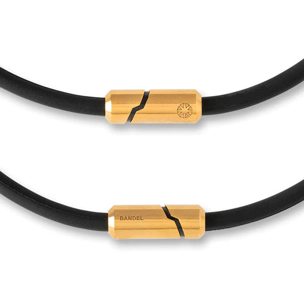 Healthcare Bold Necklace Stack Gold×Black / 47cm