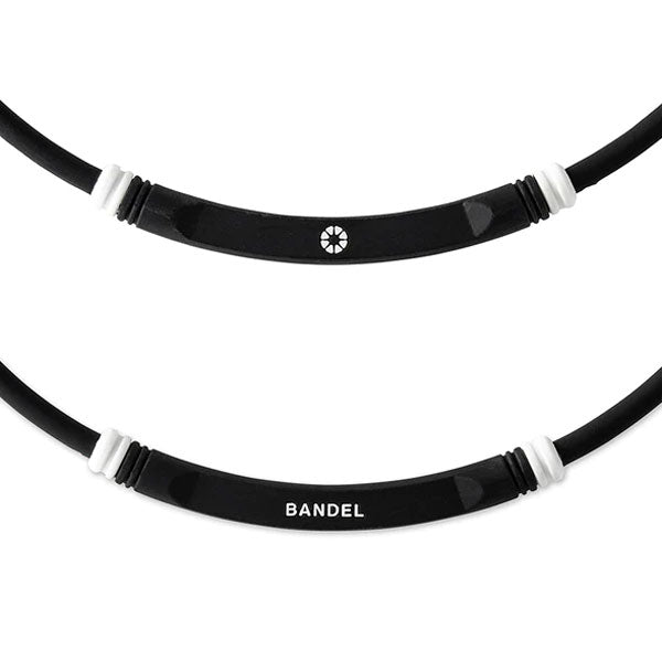 Healthcare Bold Necklace Lite Sports Black×White / 47cm