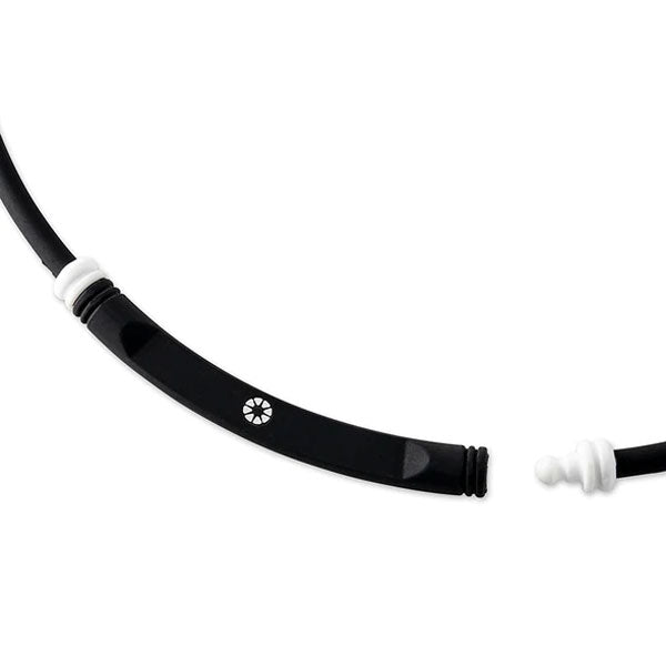 Healthcare Bold Necklace Lite Sports Black×White / 47cm