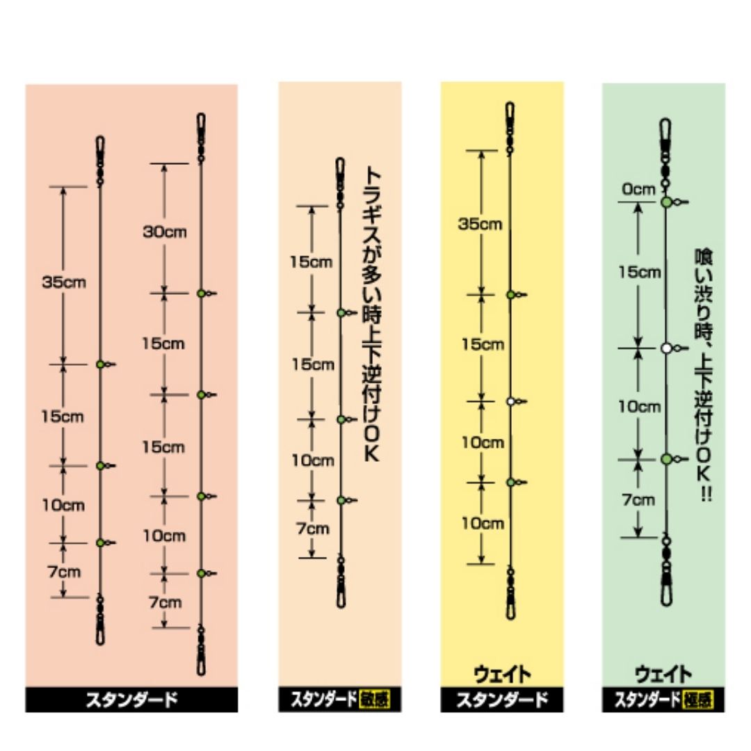 快適カワハギ幹糸仕掛け2