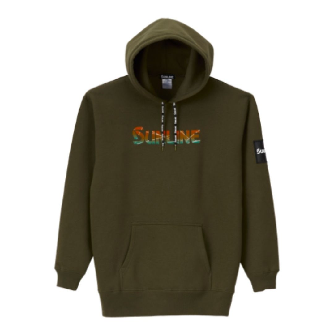 SUW-15312 ブラッシュドプルオーバーパーカー オリーブ