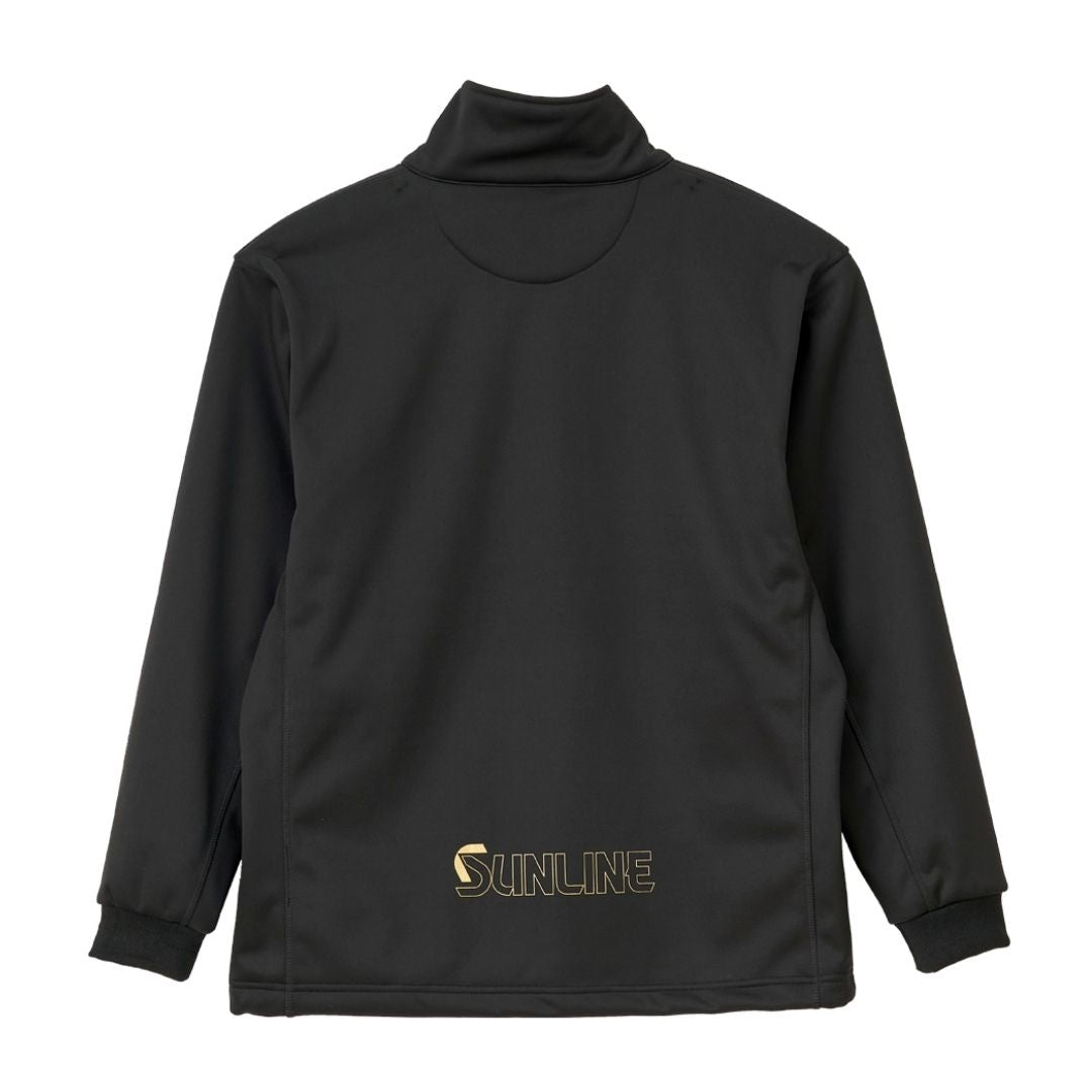 SUW-02401 防風フリースジャケット ブラック
