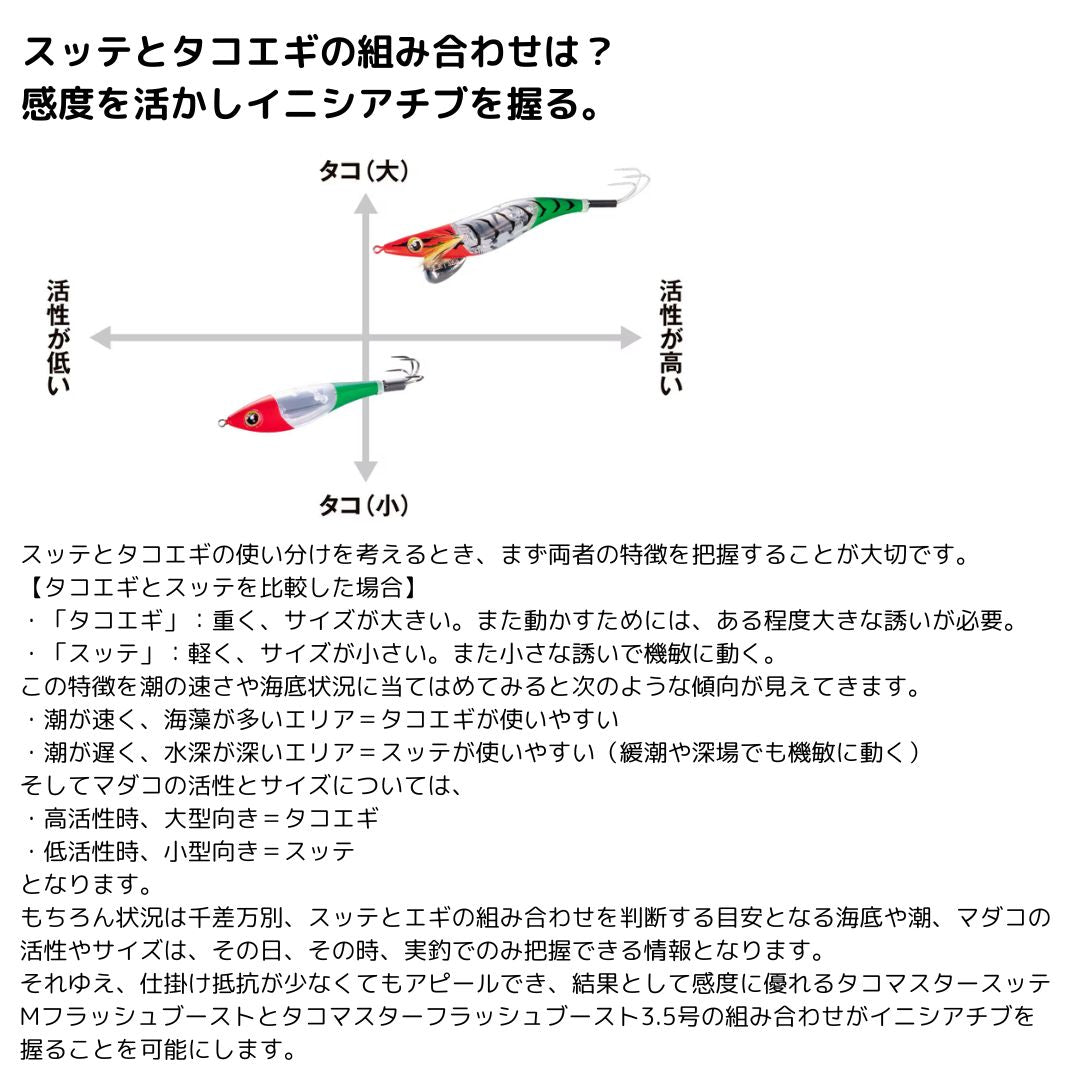 タコマスター スッテ M フラッシュブースト
