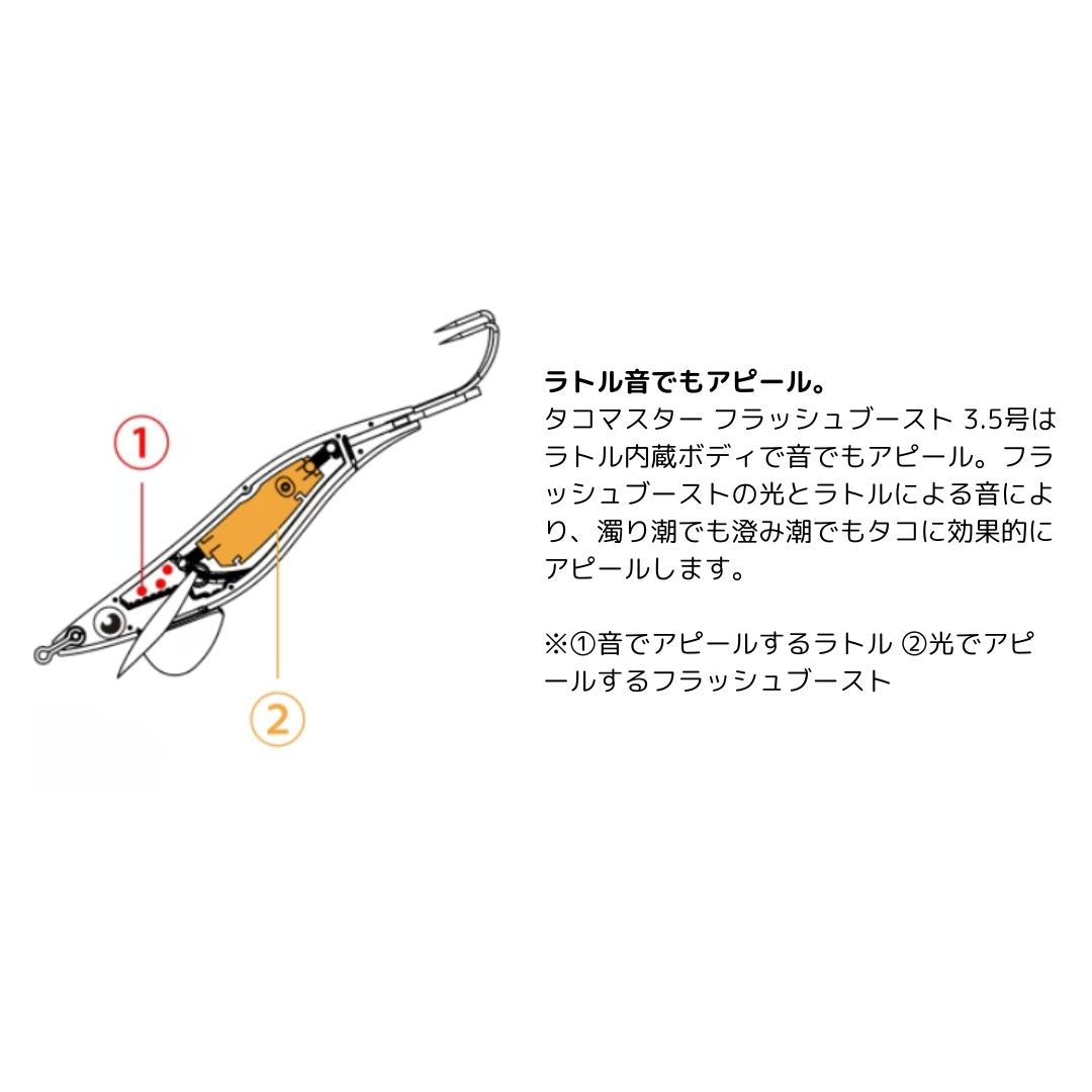 タコマスター フラッシュブースト 3.5号
