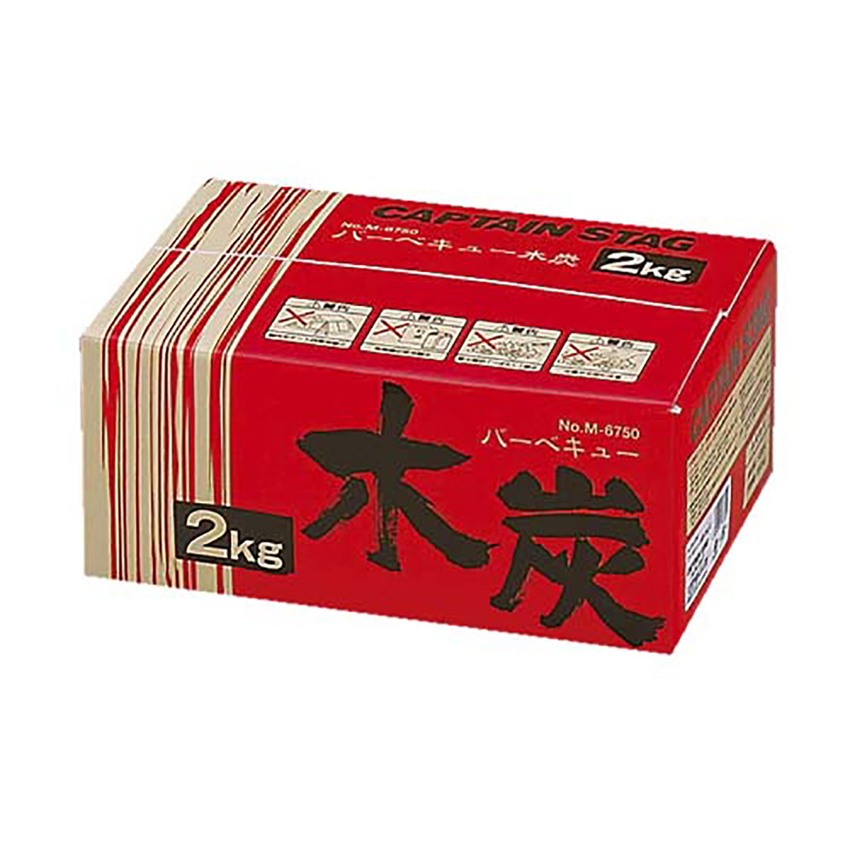 バーベキュー木炭 2kg入 M-6750