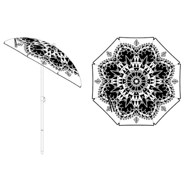 B&WボヘミアパラソルUV 200CM UD-0065