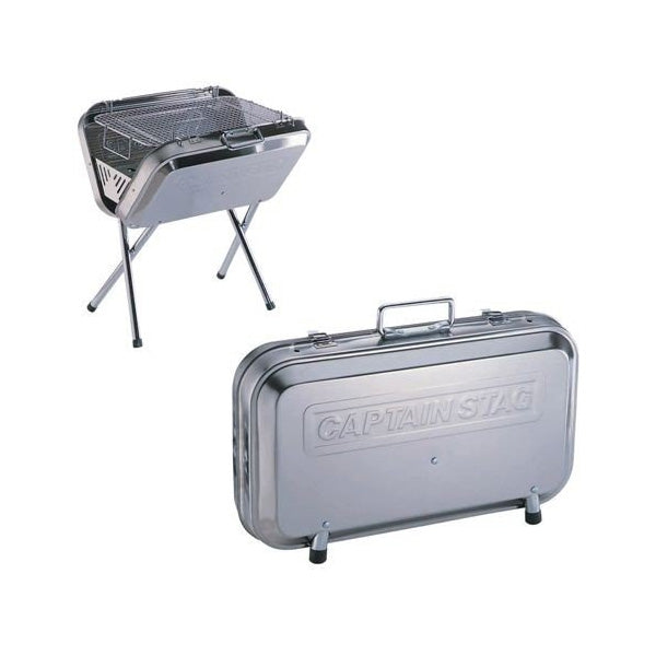 フラッグ ステンレスV型バーベキューコンロ M-6490