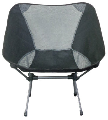 コンパクトチェアー ブラック×グレー BB-063