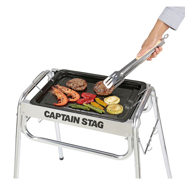 BBQウッドグリップ ターナートング 30cm UG-3273