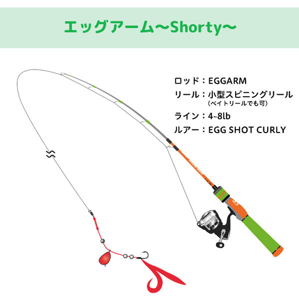 EGG ARM SHORTY フレッシュメロン