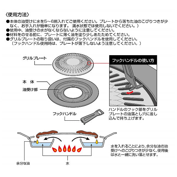 丸型 グリルプレート 33cm UG-1564