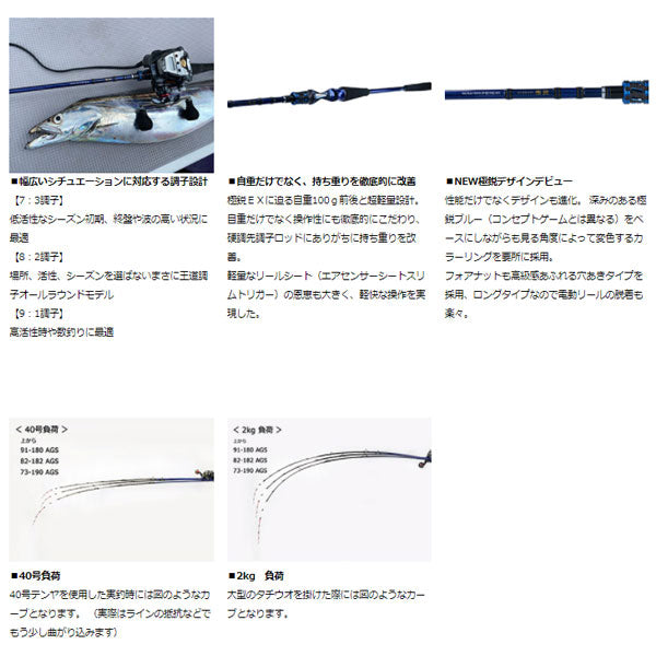 極鋭タチウオテンヤSP 73-190AGS 5500425