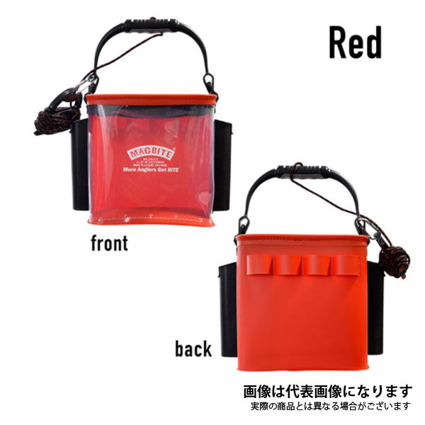 アクアライブバケツ レッド MBT08