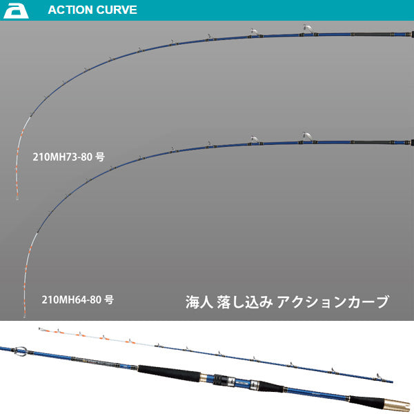 海人 落し込み 210MH 64