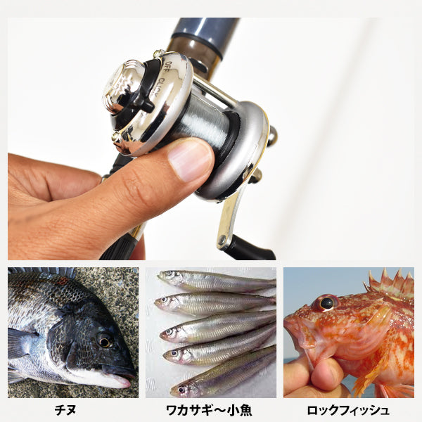 ブルーマーレ 波止ミニ両軸 シルバー