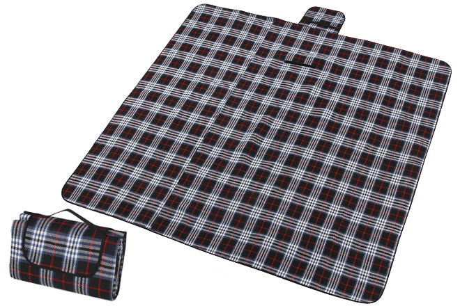 アクリル起毛レジャーマット 200×200cm BK UB-3004