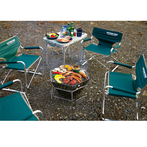 ヘキサ ステンレス ファイアグリル M-6500