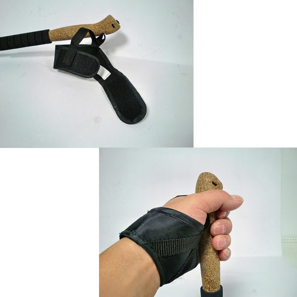 FEEL BOSCO トレッキングステッキ ベントグリップ 2段スライド式 2本組 M-9843