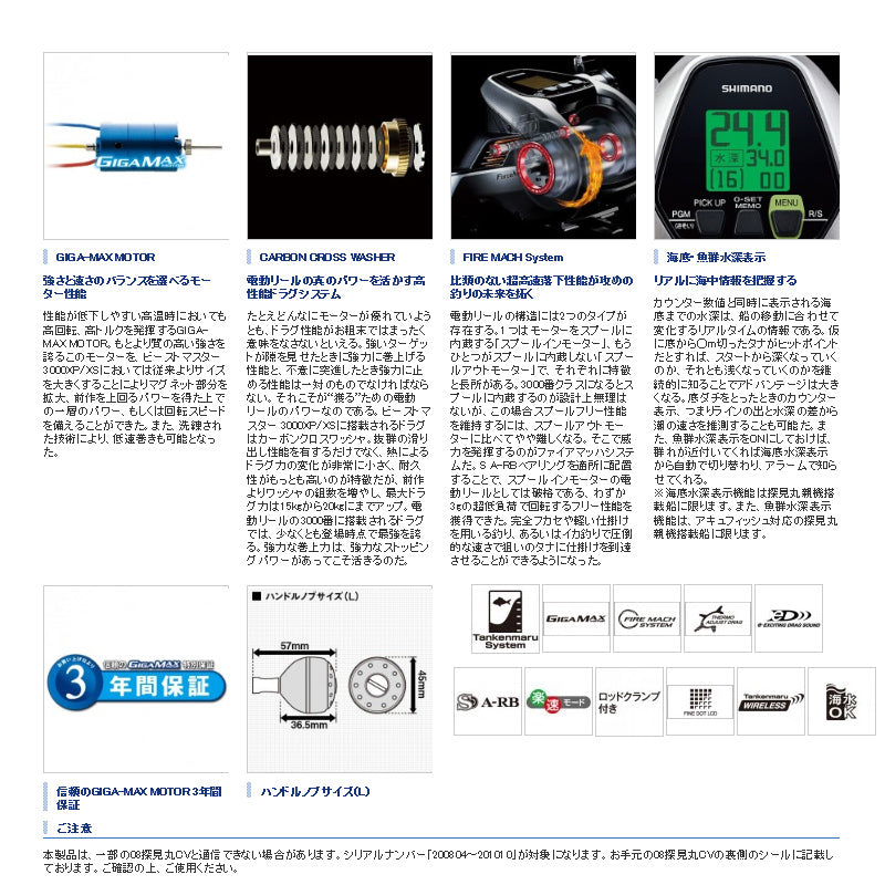 16 ビーストマスター 3000XS PE6号×300m リールに巻いて発送