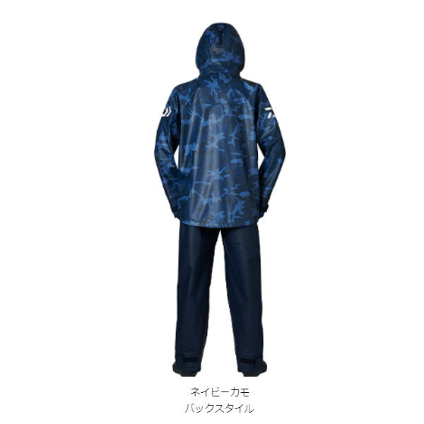 PUオーシャンライトレインスーツ DR-6023 ネイビーカモ