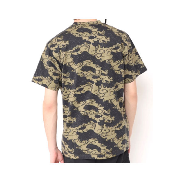 ハッカーズビーチショートスリーブクルー PM7993 397Stone Green Camo