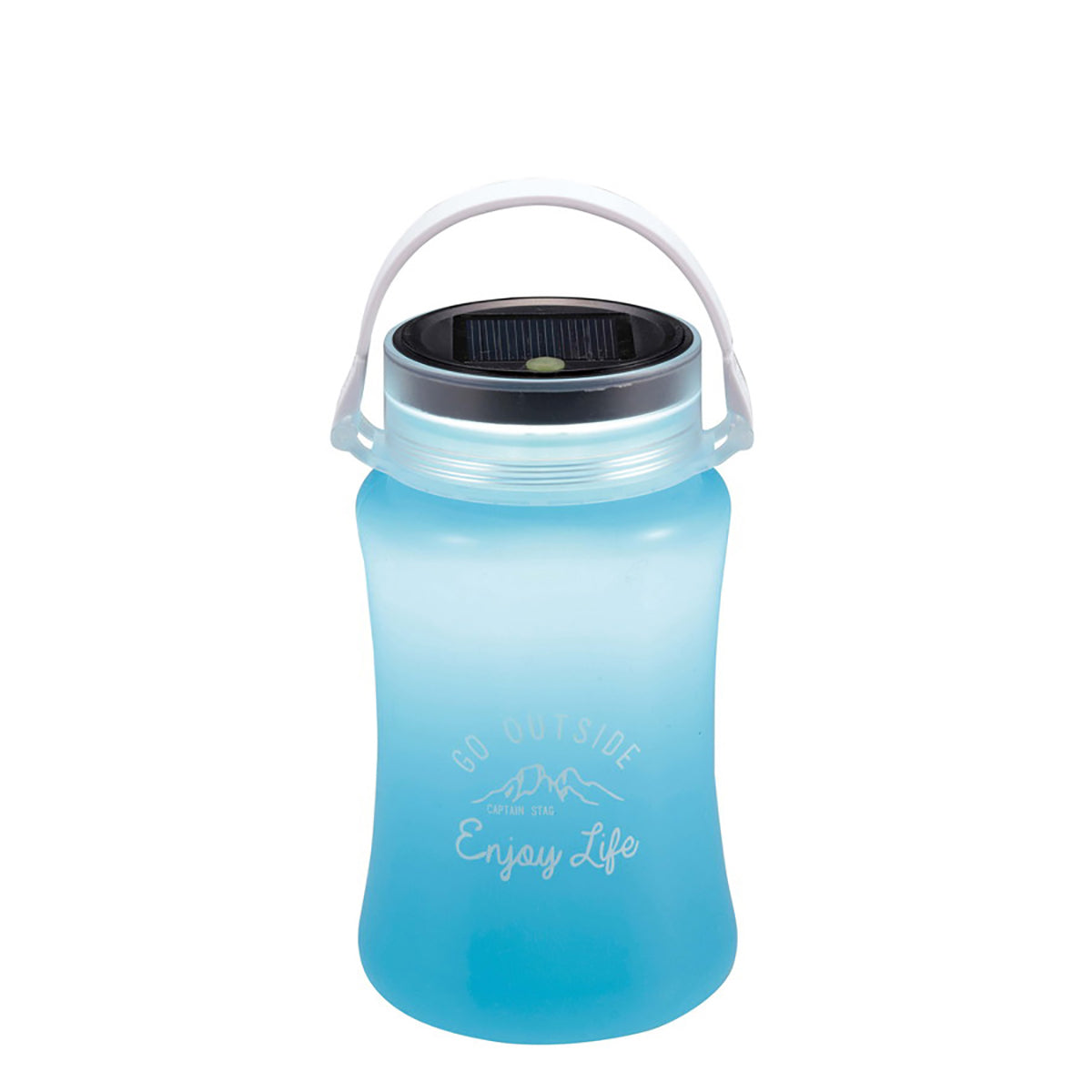 フローティングLEDランタン type2<ソーラー&USB充電式>(ブルー) UK-4045